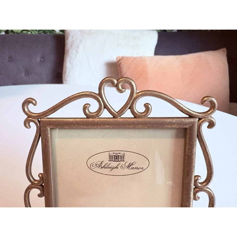 Gold Ornate Heart Picture Frame - 3 x 3 in